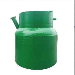 玻璃钢一体化沼气池农村家用/养殖场用耐腐蚀厌氧发酵容器材质FRP   1台