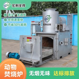 工业垃圾焚烧炉设备无烟无味 定制环保小型工业废弃物焚化炉   1台