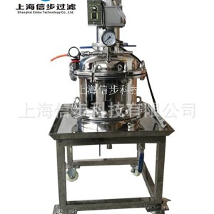 上海信步2020年新型不锈钢可移动正压搅拌过滤器   1套