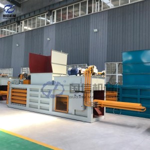 废旧布料卧式打包机 塑料纺织品液压压缩机 编织袋废纸箱打包设备 1台