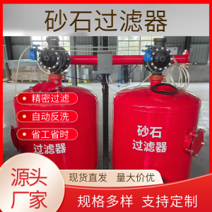 全自动反冲洗砂石过滤器 农田滴灌喷灌首部离心叠片净水设备 多规格  1个